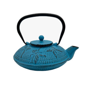 Tetera de hierro fundido con filtro de acero inoxidable